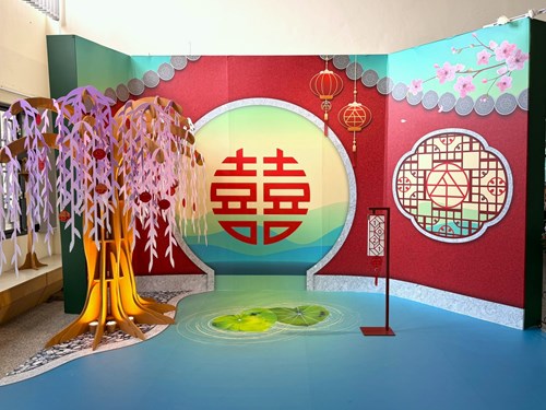 幸福長久-吉慶相隨結婚牆